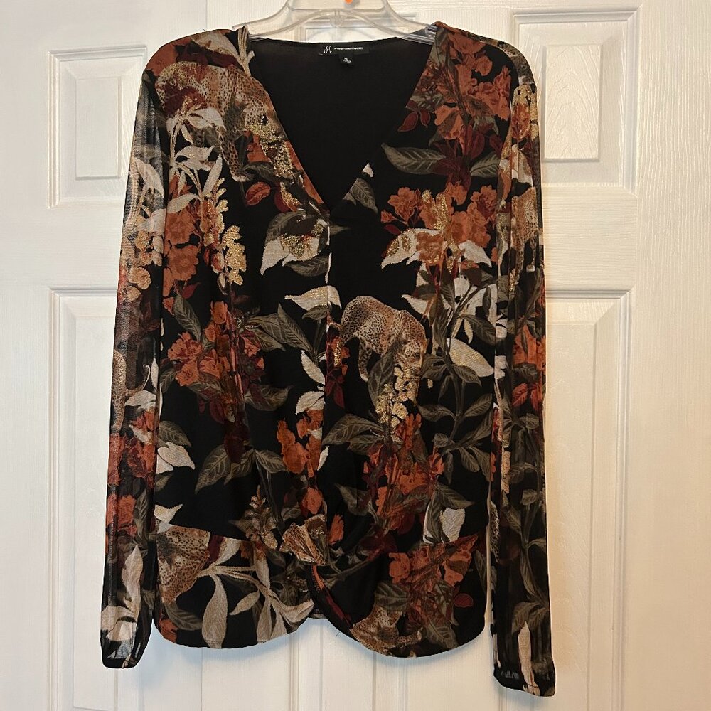 INC Blouse Size XL Multi-colored.